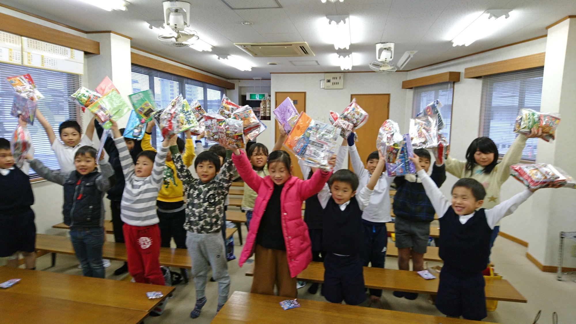 2016年12月：クリスマス会 堀尾珠算学校
