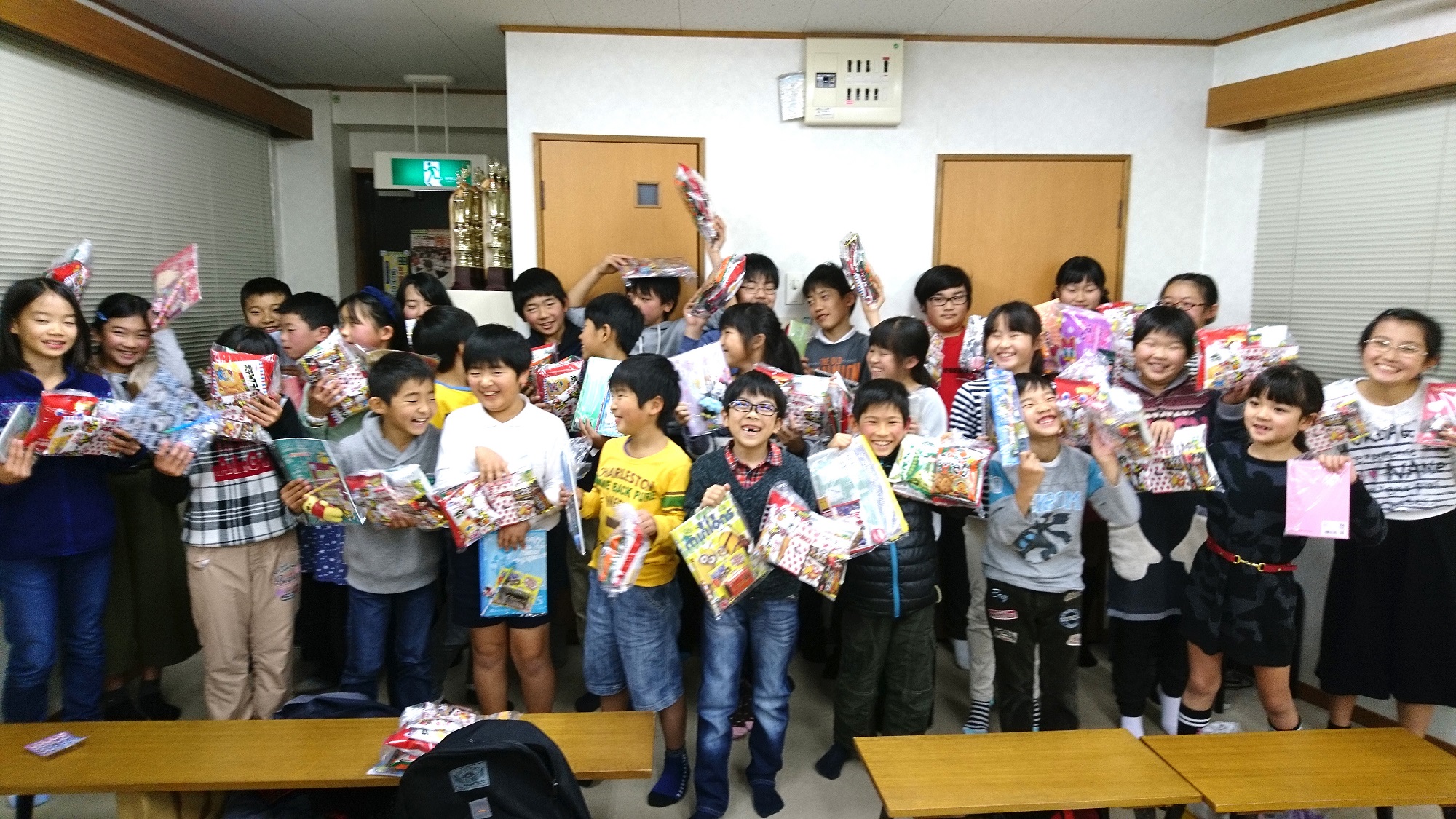 2016年12月：クリスマス会 堀尾珠算学校