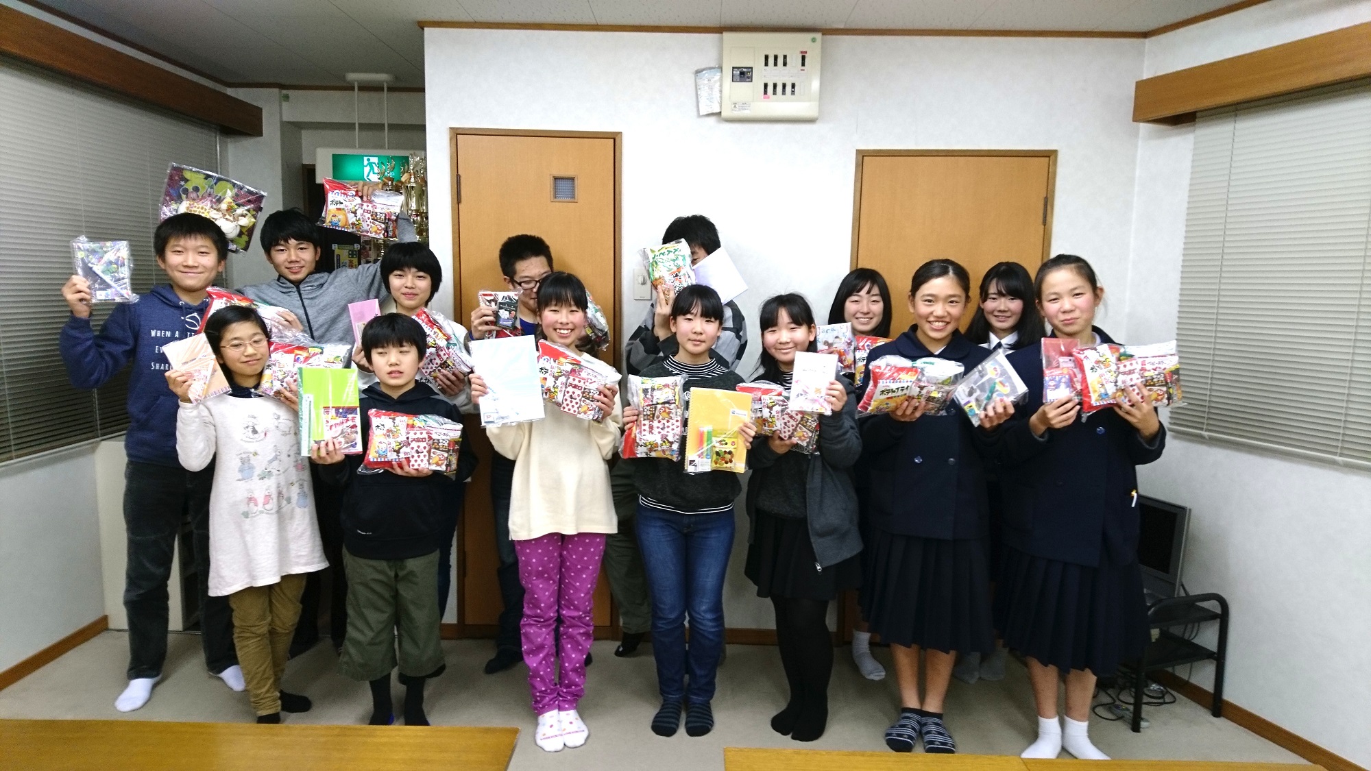 2016年12月：クリスマス会 堀尾珠算学校