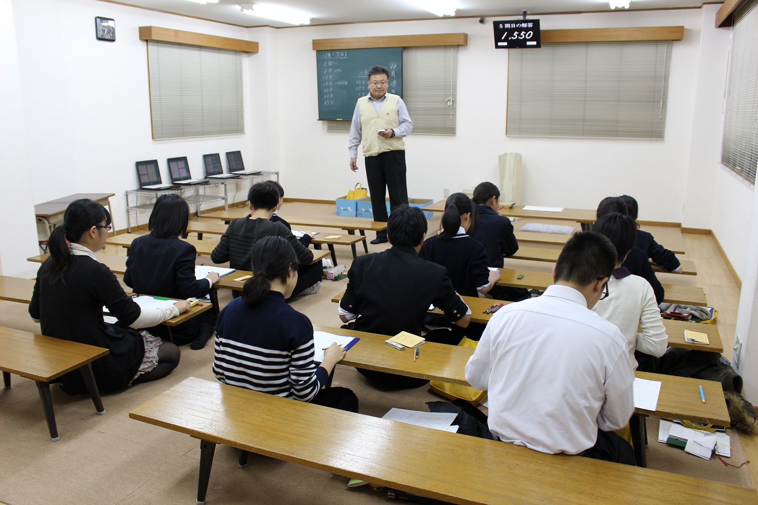 堀尾珠算学校のようす 広島市安佐南区のそろばん・あんざん教室