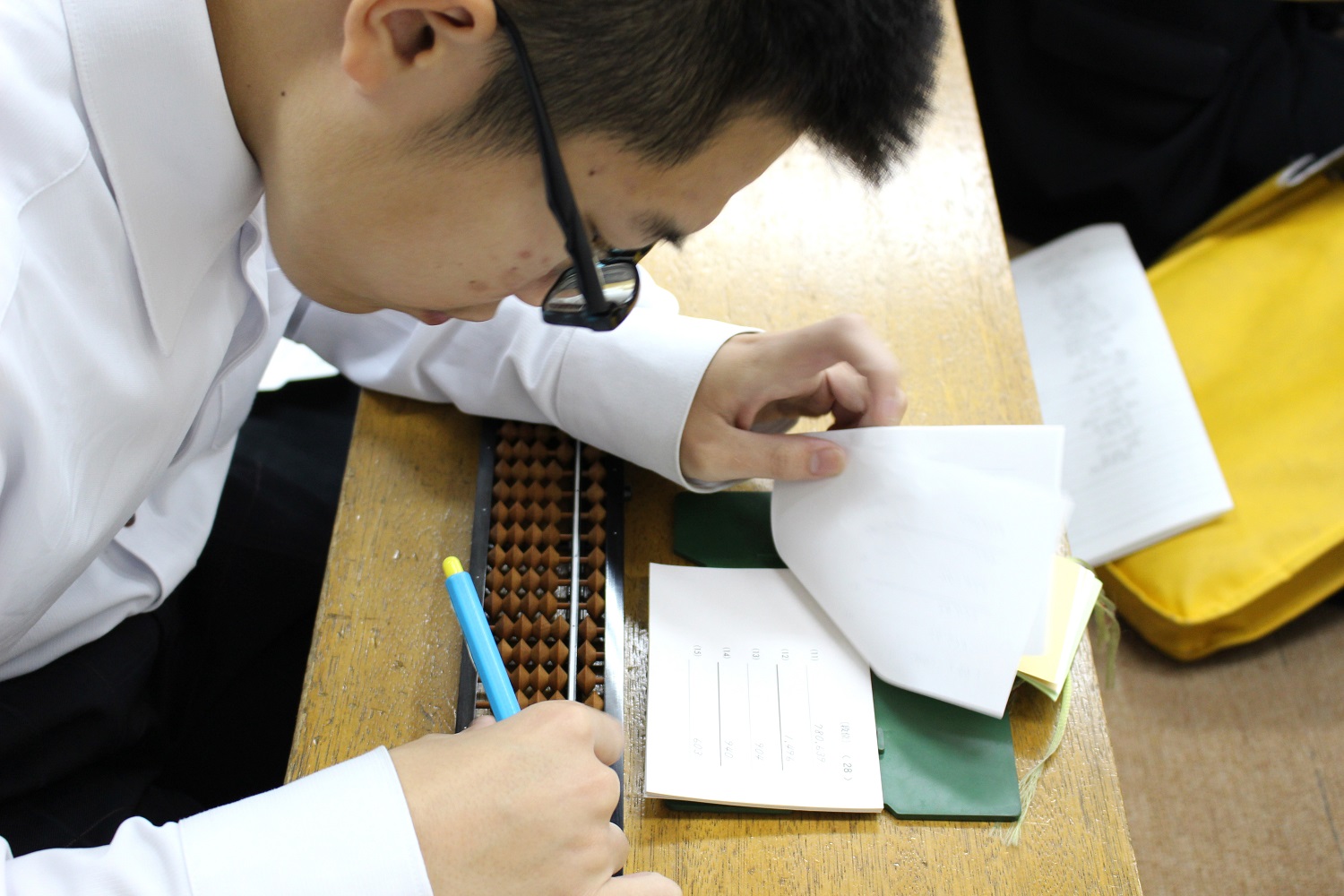 堀尾珠算学校のようす 広島市安佐南区のそろばん・あんざん教室